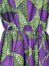 【2色展開】Emerald Motel バティックプリントドレス