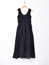 【2色展開】Emerald Motel 切り替え ノースリーブワンピース