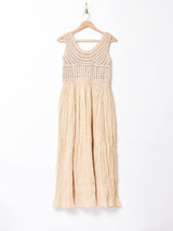 【2色展開】Emerald Motel 切り替え ノースリーブワンピース