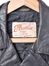 「Excelled」サークルジップダブルライダースジャケット