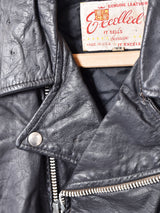 「Excelled」サークルジップダブルライダースジャケット