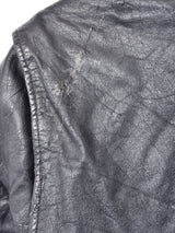 「Excelled」サークルジップダブルライダースジャケット