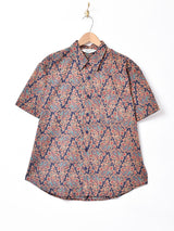 【3色展開】TEMPTATIONペイズリー柄 半袖シャツ