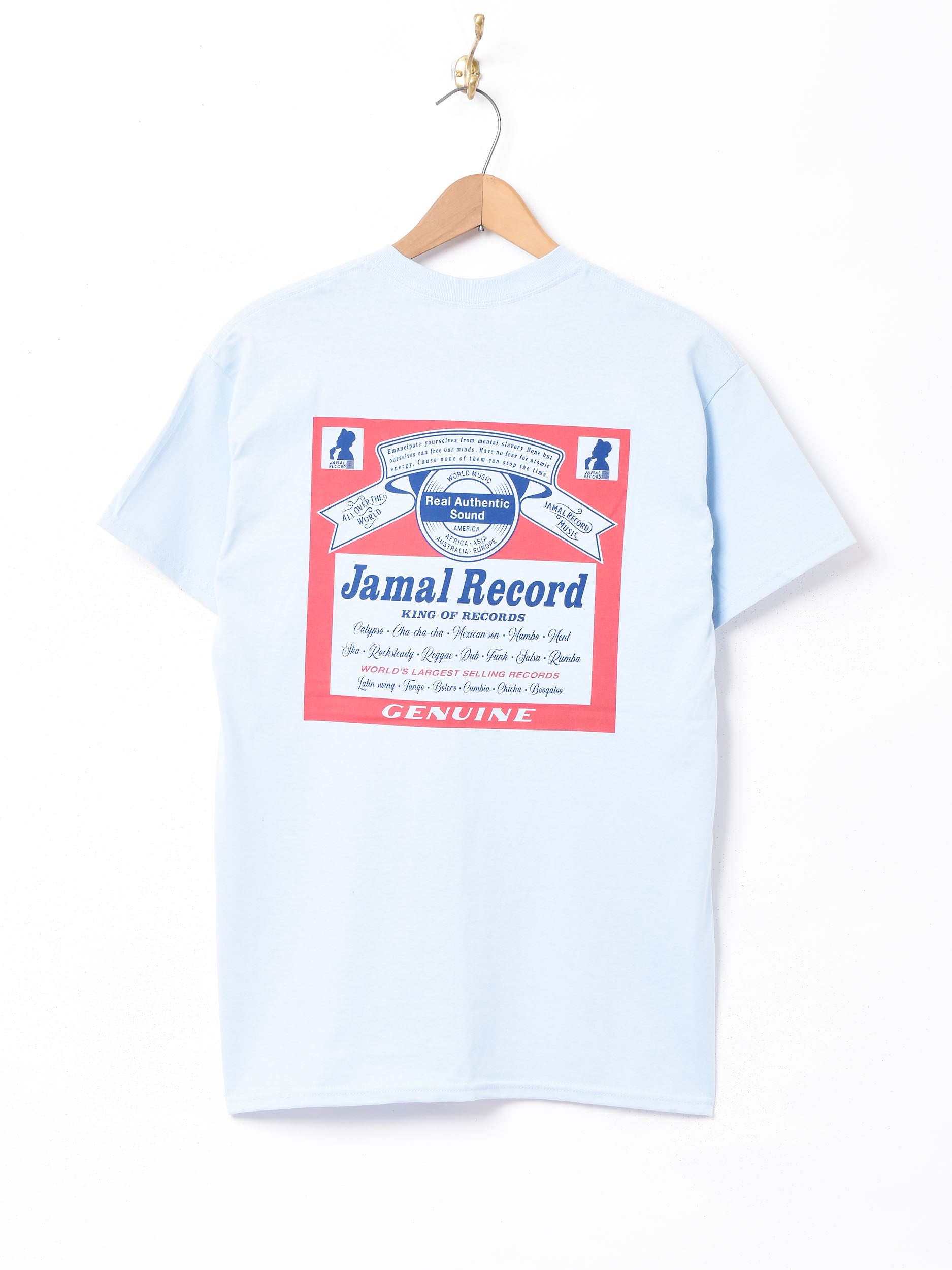 【3色展開】レコードプリントTシャツ