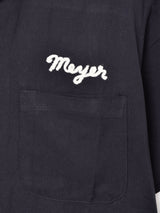 【3色展開】Backers ドーナツ刺繍レーヨンシャツ