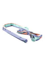 【3色展開】ストライプ柄ボウタイ