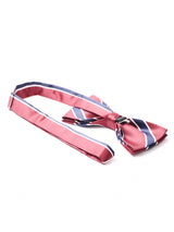 【3色展開】ストライプ柄ボウタイ