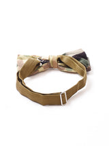 カモフラ柄 パッチワーク ボウタイ