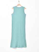 【4色展開】Meridianワッフル ノースリーブワンピース