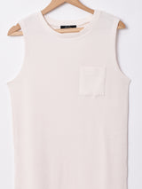 【4色展開】Meridianワッフル ノースリーブワンピース