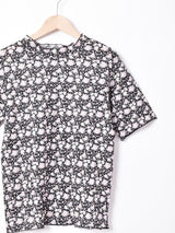 【2色展開】Meridianフラワーパターン 半袖カットソー