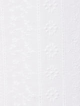 Meridianフラワーストライプオープンカラーシャツ