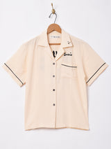 【2色展開】Elcamino半袖ボーリングシャツ