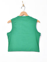 【2色展開】Meridianクロップドノースリーブトップス