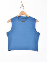 【2色展開】Meridianクロップドノースリーブトップス