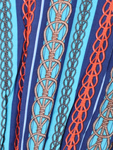 【2色展開】Elcaminoストライプ 総柄 ノースリーブワンピース