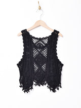 【5色展開】Meridianクロシェニットトップス