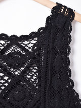 【5色展開】Meridianクロシェニットトップス