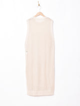 Meridianノースリーブ メッシュワンピース