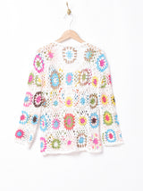 【2色展開】グラニースクエア カーディガン