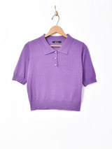 【4色展開】Meridian半袖ニットポロシャツ