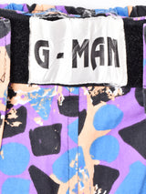 総柄 イージーパンツ