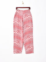 ZUBAZ ゼブラ柄 イージーパンツ