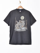 ラビットプリントTシャツ