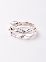 リボン モチーフ シルバーリング