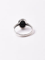 【3色展開】カラー ストーン シルバーリング