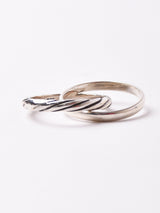 2連デザイン シルバーリング