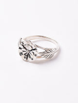 フラワー&リーフ シルバーリング