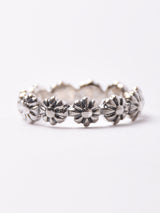 スモールフラワーモチーフ シルバーリング