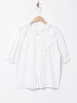 カットワークレースブラウス オフホワイト
