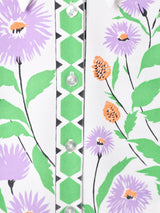 70's花プリント 半袖シャツ