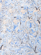 TEMPTATIONヤシの木 総柄 オープンカラー 半袖シャツ