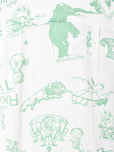 【2色展開】TEMPTATIONサーカスパターン オープンカラー 半袖シャツ