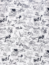 【2色展開】総柄 オープンカラー半袖シャツ