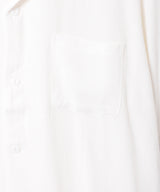 【5色展開】Backersリネンミックス オープンカラー 半袖シャツ