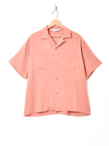 【5色展開】Backers リネンミックス オープンカラー 半袖シャツ