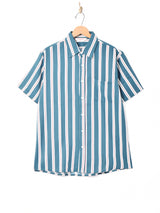 TEMPTATIONストライプ柄 半袖シャツ