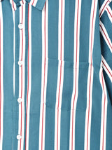 TEMPTATIONストライプ柄 半袖シャツ