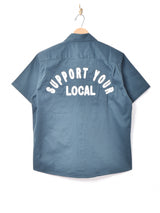 【3色展開】Backers刺繍 半袖 ワークシャツ