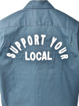 【3色展開】Backers刺繍 半袖 ワークシャツ