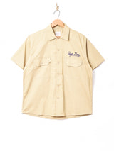 【3色展開】Backers刺繍 半袖 ワークシャツ