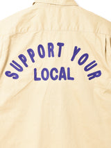 【3色展開】Backers刺繍 半袖 ワークシャツ