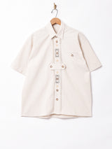 【2色展開】半袖 チロリアンシャツ