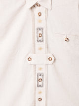 【2色展開】半袖 チロリアンシャツ