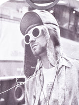 Kurt Donald Cobain フォトプリントTシャツ