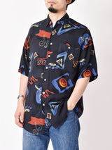 マルチモチーフ ショートスリーブシャツ